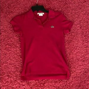 Lacoste Women’s Polo Hot Pink 32